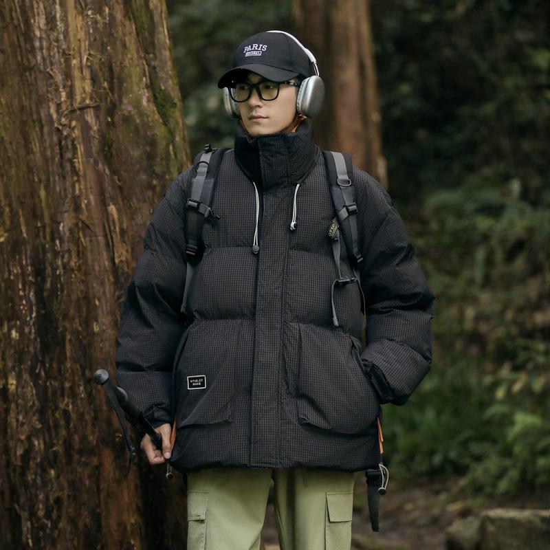 Winter Men Thick Padded Jacket Coat Fashion Casual Women