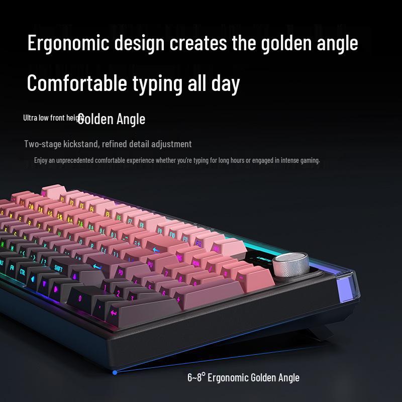 Langtu L99 Silent Wired Gaming & Office Keyboard with Mechanical Feel and Three Modes
