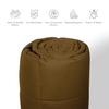 Plush Reversible Microfiber Comforter Single Bed| 220 GSM Single Bed, Quilt, Duvet, 110 GSM ASH Grey +Tapenade