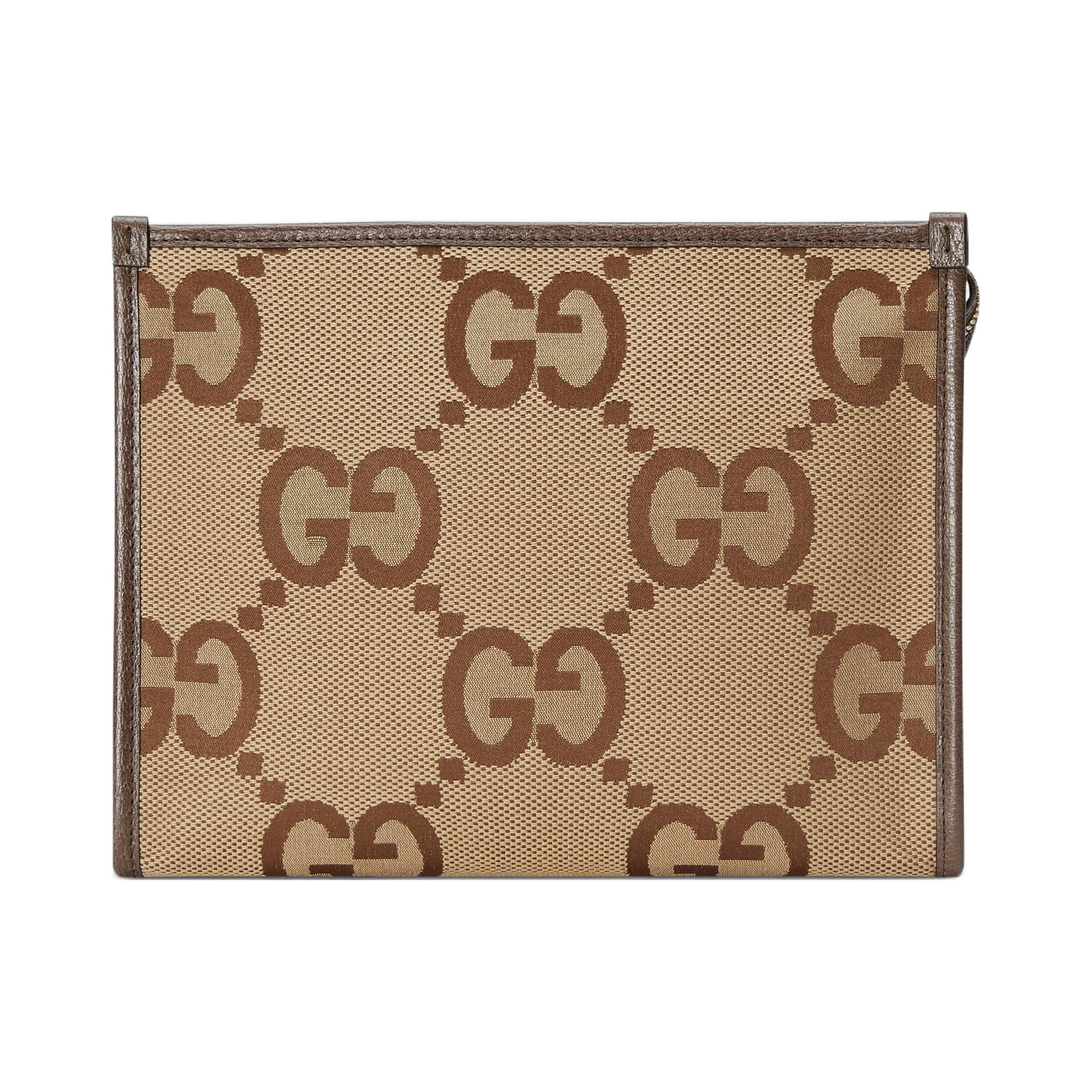 

Gucci Super Double G Logo Zipper Clutch Bag Canvas Men clutch Beige 699318-UKMBG-2572 Box(Basic Set+Box)