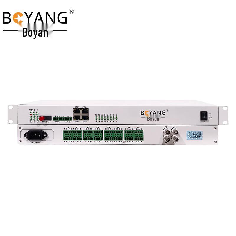 Boyang Telephone Optical Transceiver 19-inch 1U Rack-Mount