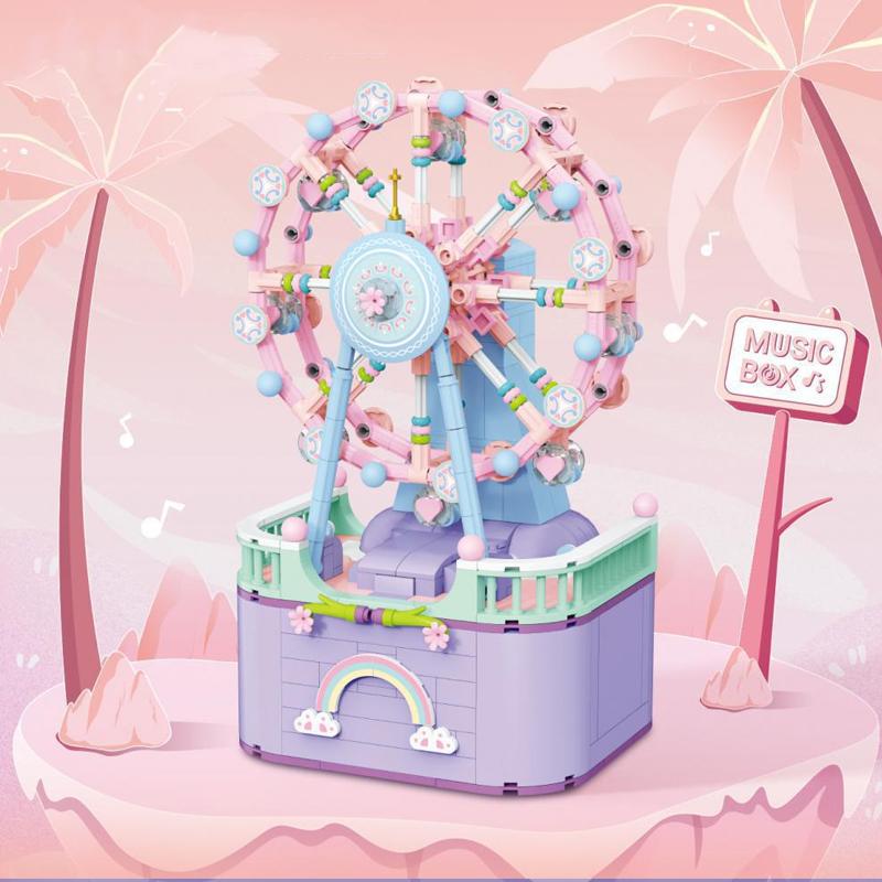 Youngsters High-Quality Adults Compact size Self-assembly High-Quality Carousel High-Quality Music High-Quality Box High-Quality Unicorn