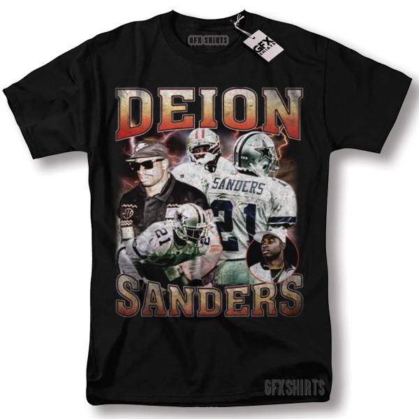 Deion Sanders Tee Shirt Coach Prime Football Vintage Graphic Design T-shirt XXXL