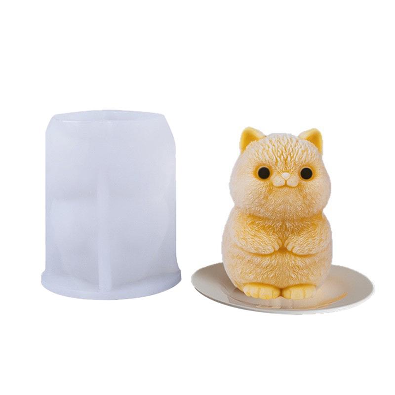 Cat Shape Chocolate Candy Molds Silicone Baking Mold For Chocolate Mousse Pudding Cake Ice Cube Tray Wedding Festival Diy Crafts