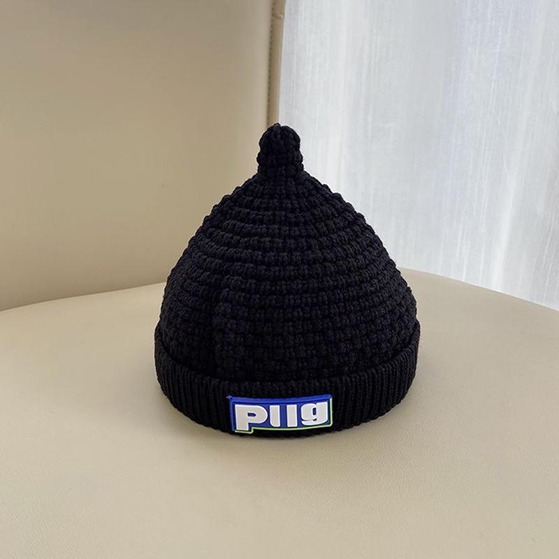 Baby Bobble Hat Cap Kids Pom Pom Beanies Caps Infant Bonnet Accessories For Baby Girls Boys 1-3Years