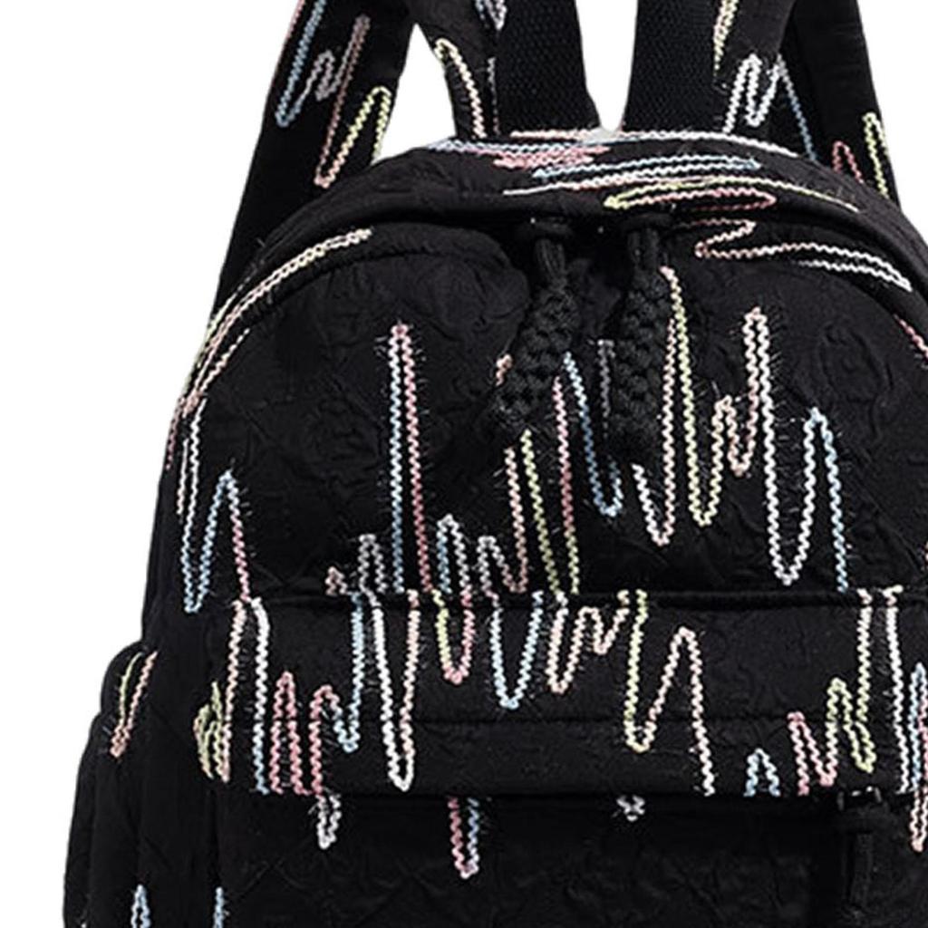 Children's Backpack Spacious Design Weave Zipper Rucksack for Early Education