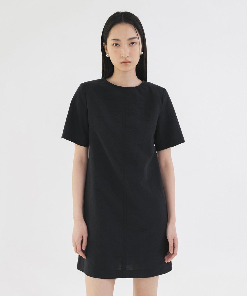 Siyajyu Sia8036 Washa Mini Short Sleeve Dress_Black