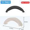 YAYINCC Replacement Cooling Gel /Leather Memory Foam Ear Pads For Anker Soundcore Life Q35 Gaming Headphones With Plastic Buckle