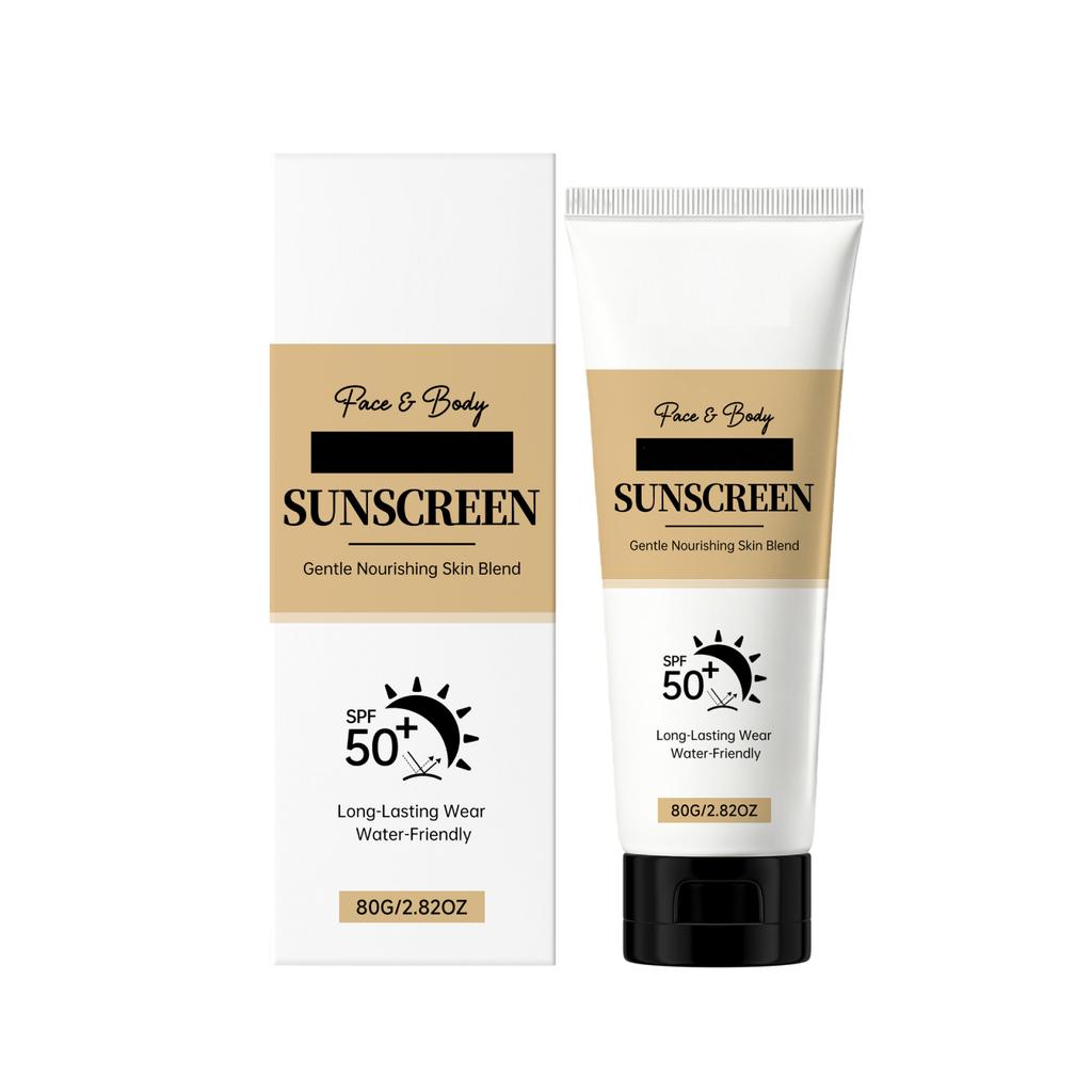 Sunscreen, Suitable For Face, Body And Skin Use, Without Greasiness, Suitable For Both Men And Women