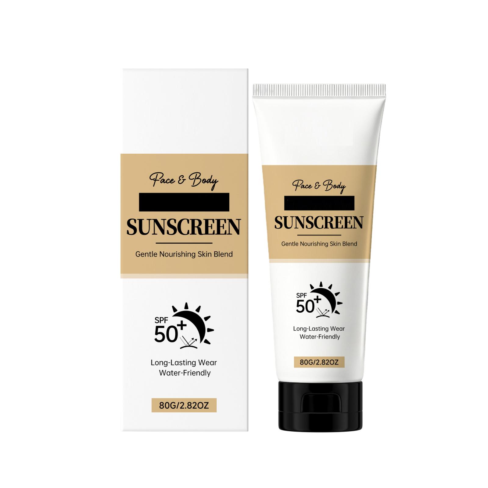

Sunscreen, Suitable For Face, Body And Skin Use, Without Greasiness, Suitable For Both Men And Women белый