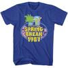 MTV Music Television Men039;s T Shirt 1987 Spring Break Royal Cotton SM5XL Unisex T-Shirt