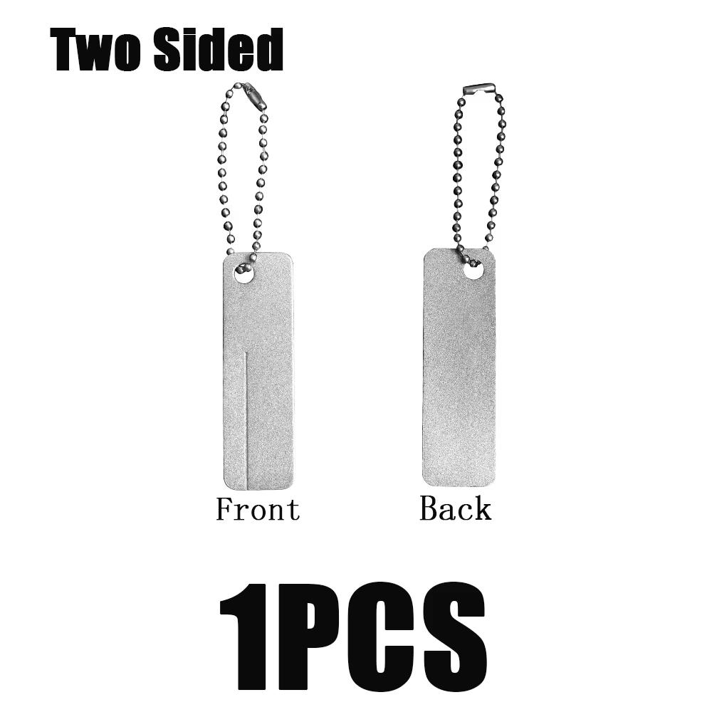 Messerschärfer Diamant Taschenwerkzeuge Mini Schlüsselanhänger Outdoor Camping Schärfer Outdoor Camping Werkzeug Schmirgel Nagelfeile