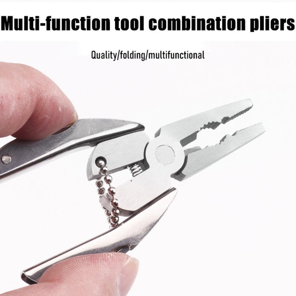 Neuer Edelstahl Outdoor Tragbarer Multitool Zange Messer