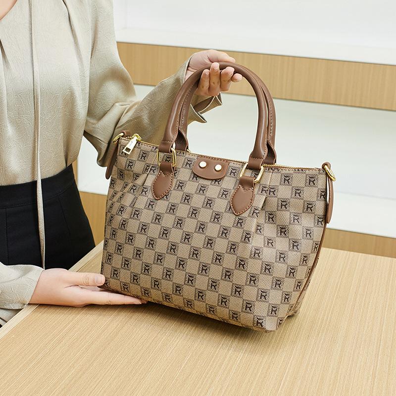 

Сумка женская новая с принтом, на плечо, ретро, универсальная, модная, повседневная, в клетку, сумка-мессенджер