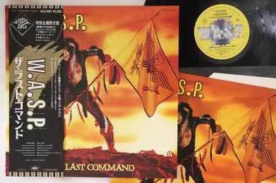 LP Record W.A.S.P.  Last Command S331001 CAPITOL 1985 Japan Obi Metal Used