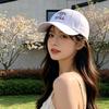 Fashion Hat New Korean ins Letter Embroidery Baseball Cap Wide Brim Big Face Small Peaked Cap Hipster Spring Summer