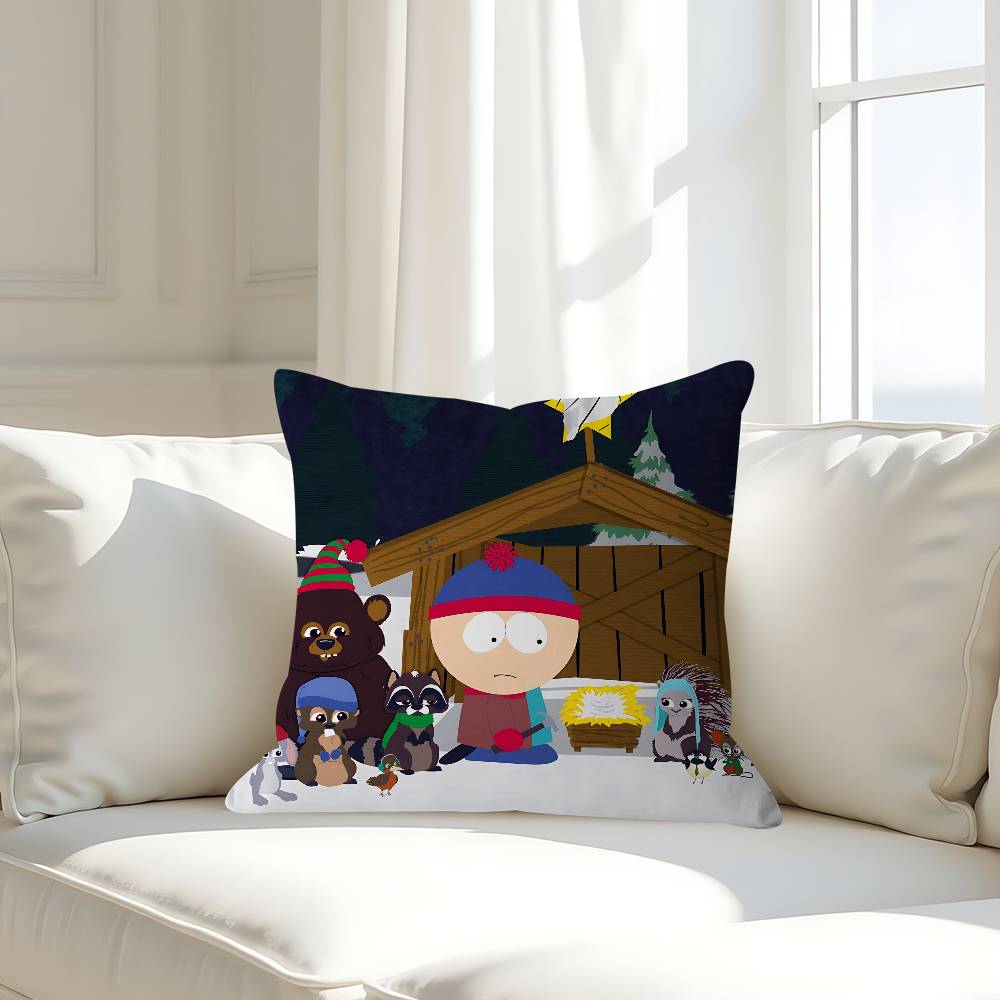 Cartoon-South ParkS Pillow Case Removable Washable Cushion Cover – All-Season Soft Linen