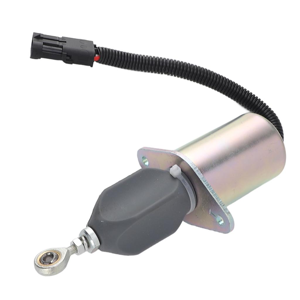 Flame Out Solenoid Valve Replacement Metal High Accuracy Sensitive Engine Stop Solenoid Valve 12V