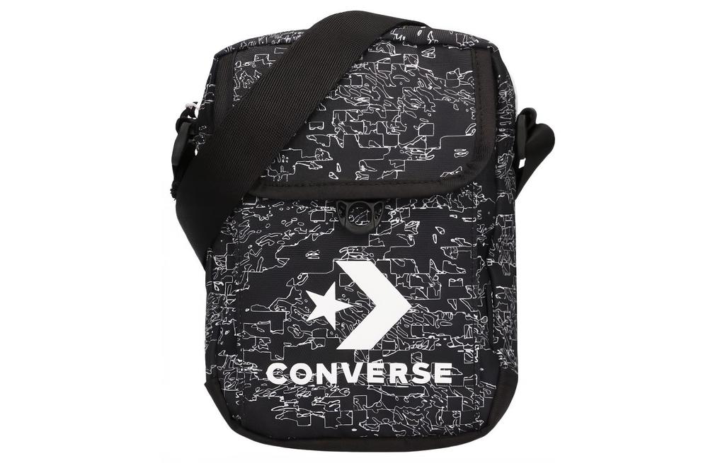 Converse Polyester Umhängetasche, Crossbody Bag Regular Unisex Schwarz 10017276-A01