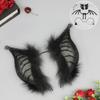 Halloween Dark Bat Ears Headband Devil Cosplay Prop Gothic Vampire Bat Headpiece Adjustable