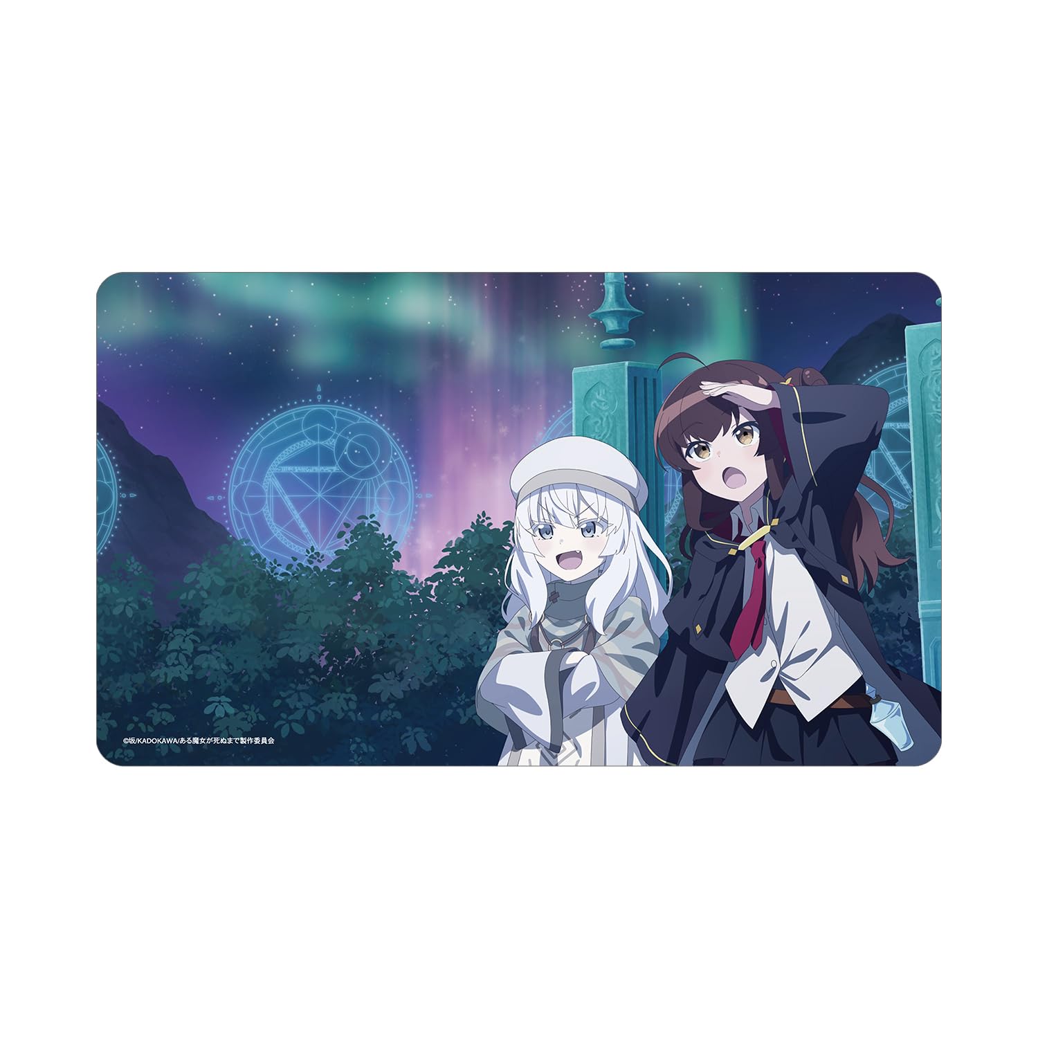 ТВ Аниме «Определенная ситуация с ведьмой» Визуальный Мульти Настольный Коврик «До Смерти»