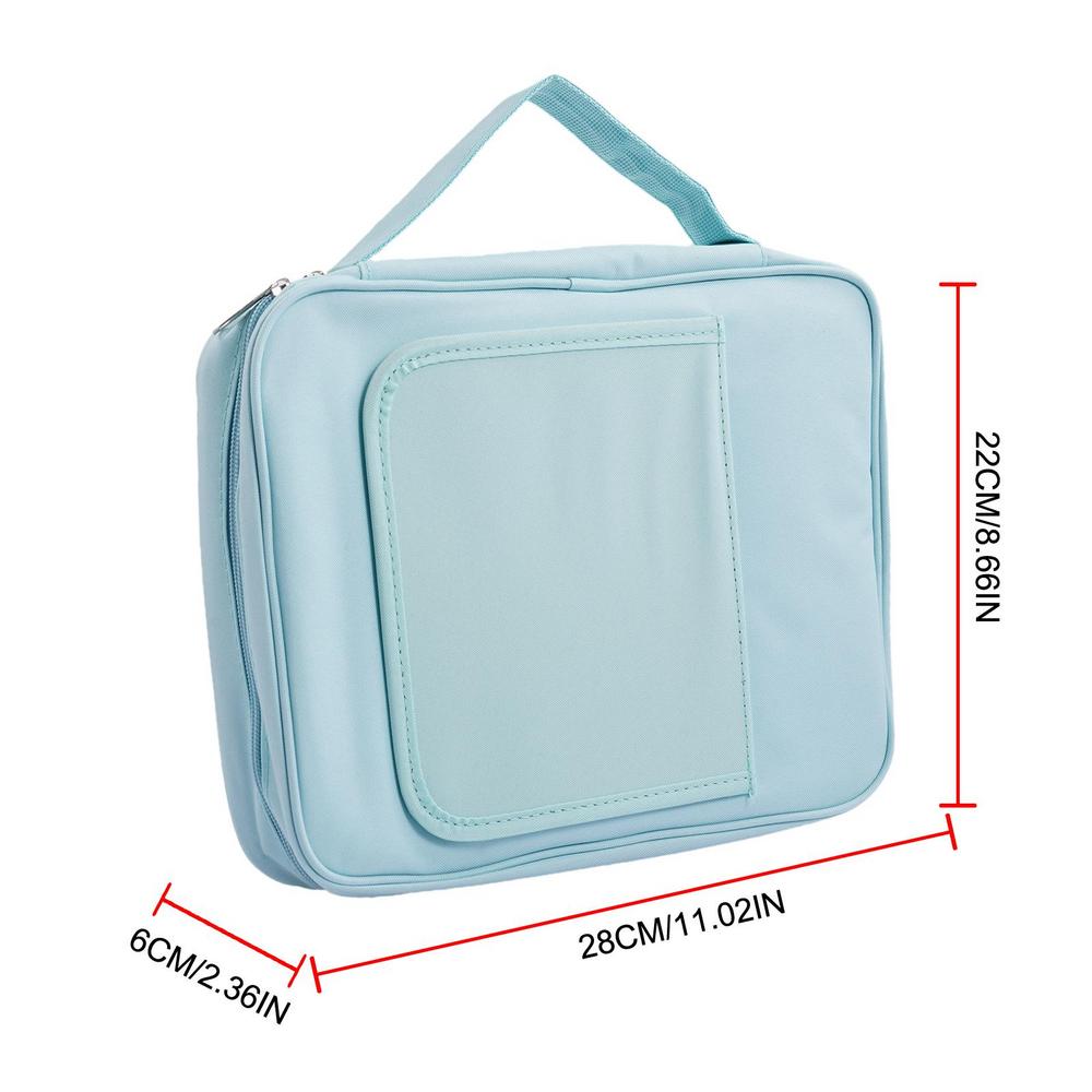 Bible Covers For Men Waterproof Book Carrying Case Travel Bible Case Organizer With Handle For Easy Carrying To Hold Pens