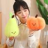 Cartoon Orange Heidelbeere Kürbis Birne Persimmon Plüsch Kissen Hause Dekoration Plüsch Obst Stofftiere Puppe Kreative Geschenke