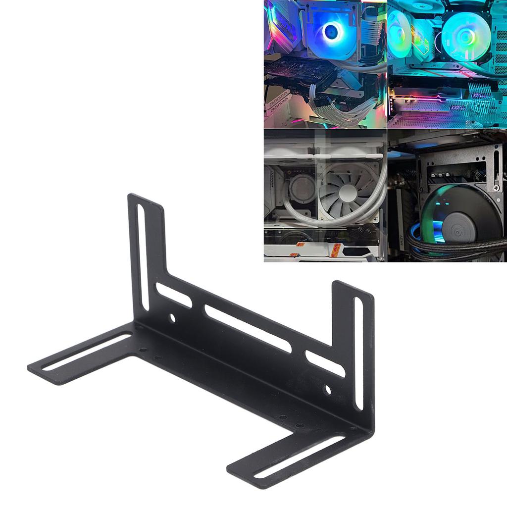 Computer   Fan Holder Thickened Stainless Steel Low Noise Chassis Fan Mount Rack for 8cm 9cm 12cm Fans