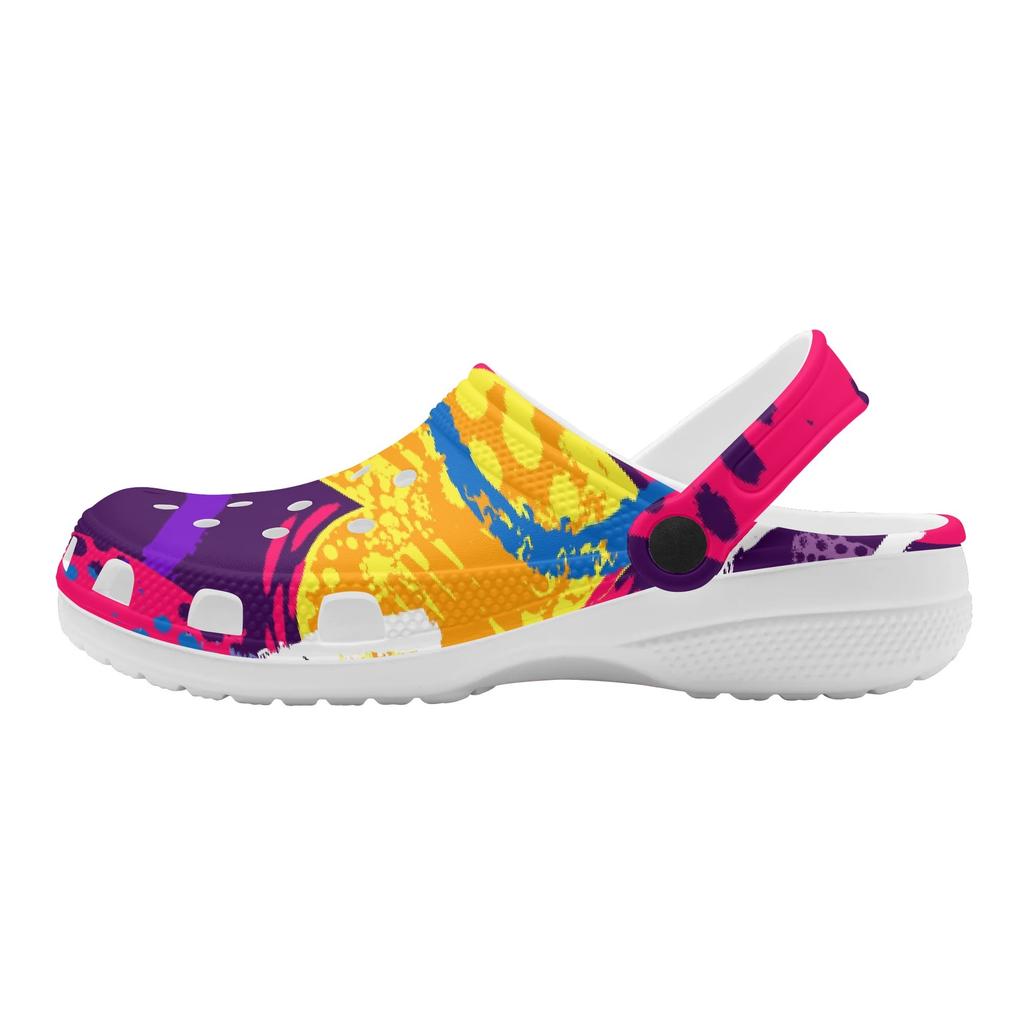 Printed EVA Garden Clogs Women Men Lightweight Breathable Slip On Shoes Beach Pool Bathroom Home Summer Sandals Daily Sandals