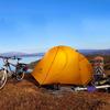 Naturehike Freestanding Double Layer Tent 3 Season Outdoor Camping Bike Touring Tent Ultralight Outdoor Waterproof Silica 1 (20D Gel, Orange, Person)