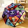Vibrant Battle Zombies Umbrella 8-Frame for Travel, camping, Casual Lightweight Portable Umbrella, Essential for every family Holidays Gift