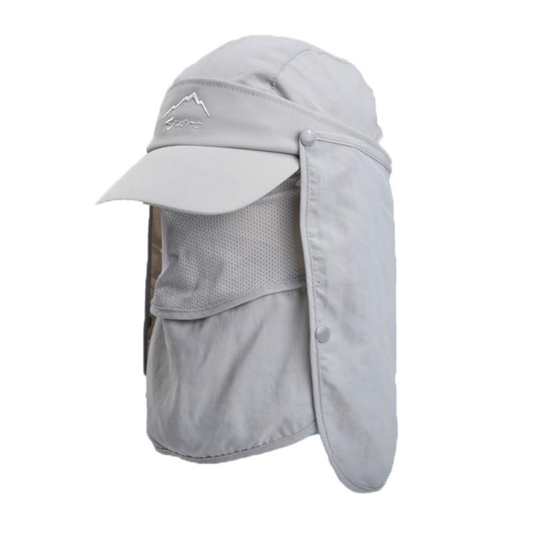Men's Outdoor Sun Protection Climbing Visor Summer Quick-drying Cap Breathable Baseball Cap