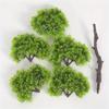 Hotell Hagedekorasjon Kunstige Planter Furu Bonsai Lite Tre Potteplanter Falske Blomster Pottepynt til Hjemmet