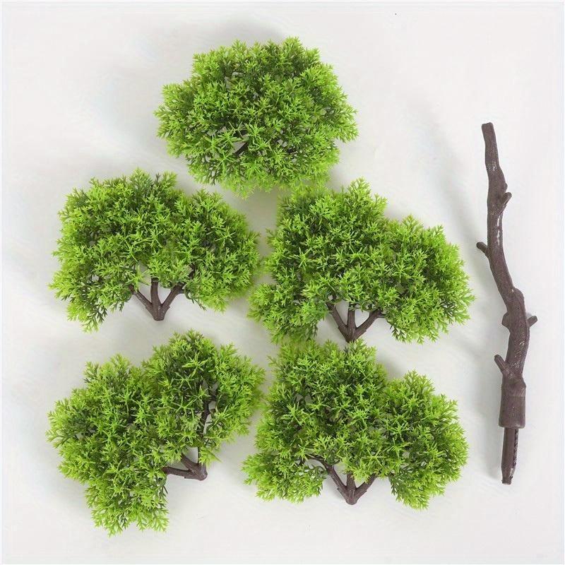 Hotell Hagedekorasjon Kunstige Planter Furu Bonsai Lite Tre Potteplanter Falske Blomster Pottepynt til Hjemmet