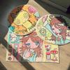 Cat Girl Imitation Cashmere Carpet Soft Cute Children's Floor Mat Living Room Bedroom Bed Blanket Home Decor