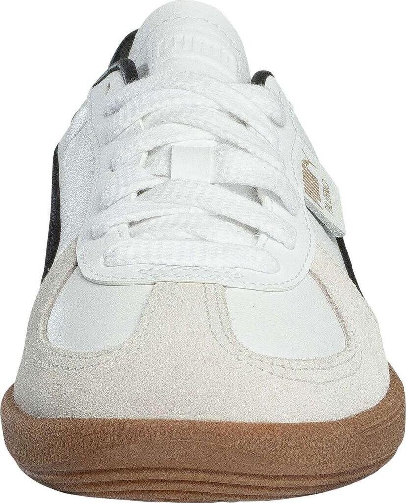 Кроссовки Puma Palermo Leather белый/парово-серый/зеленый