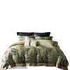 New 60s Lyocell Cool Feel Digital Print 4-Piece Bedding Set: Duvet Cover & Bed Sheet for 1.8m Bed