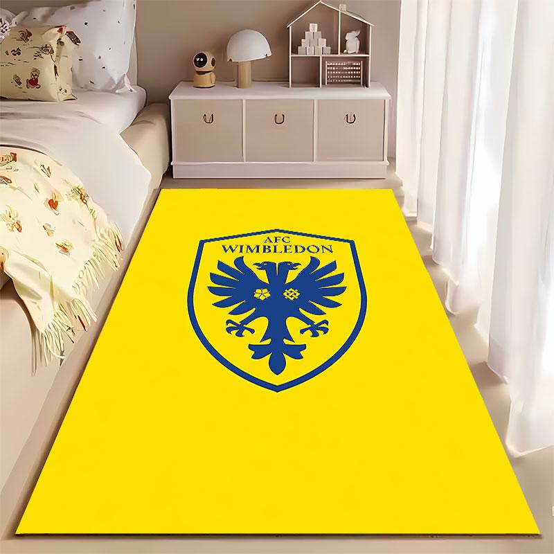 AFC Wimbledon Logo Carpet suitable as a non-slip mat for the living room or bedroom sofa