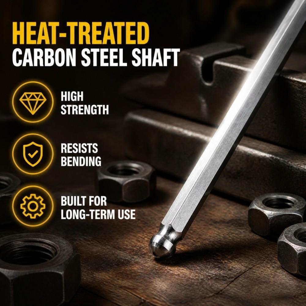 Magnetic Tip Hex Key Wrench Ball End Tip Ball End Wrench Durable Allen Wrench Bike Maintenance