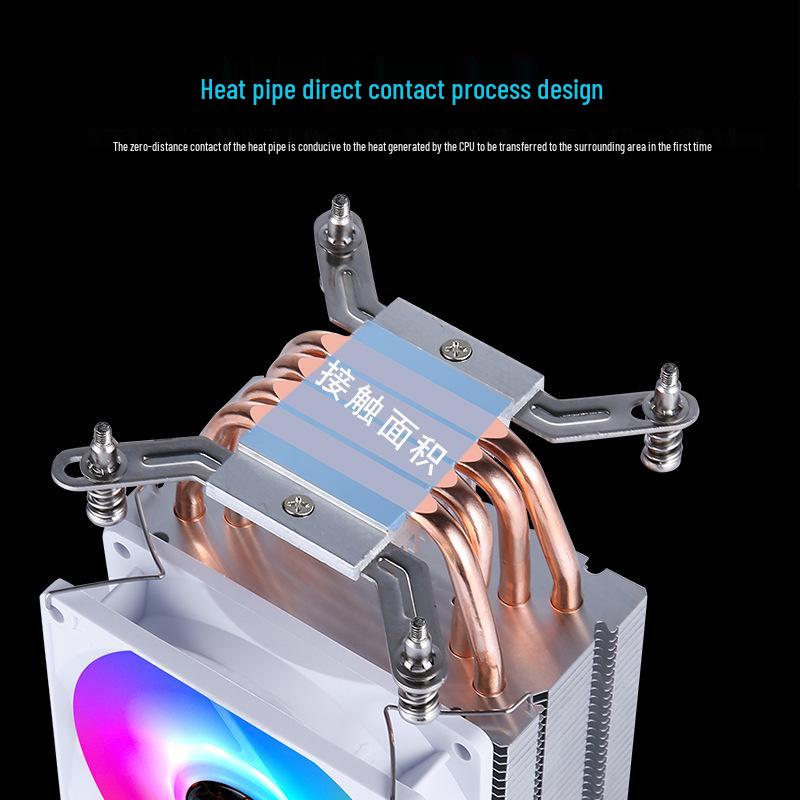 4-Heat Pipe Tower CPU Cooler with 9cm Silent PWM Fan for Socket 2011/2066/X79/X99 Desktops