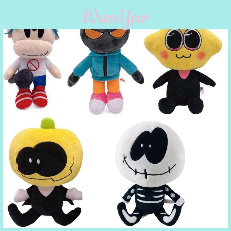 Friday Night Funkin Plush Toy Delightfully Cuddly Fnf Whitty And Boyfriend Lemon Demon Softie