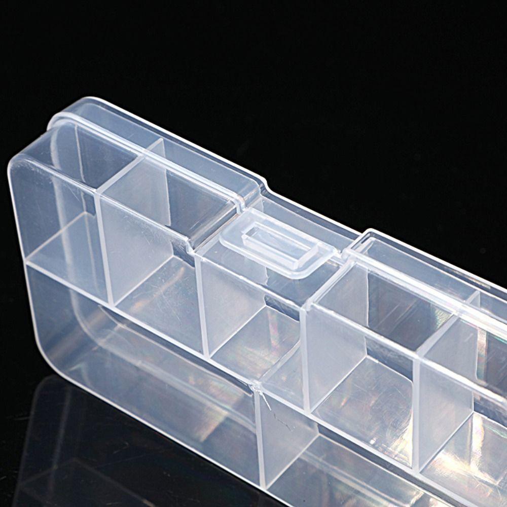 Transparent Jewelry Beads Container Square Small Items Case Hot Storage Box  Power Tools Holder