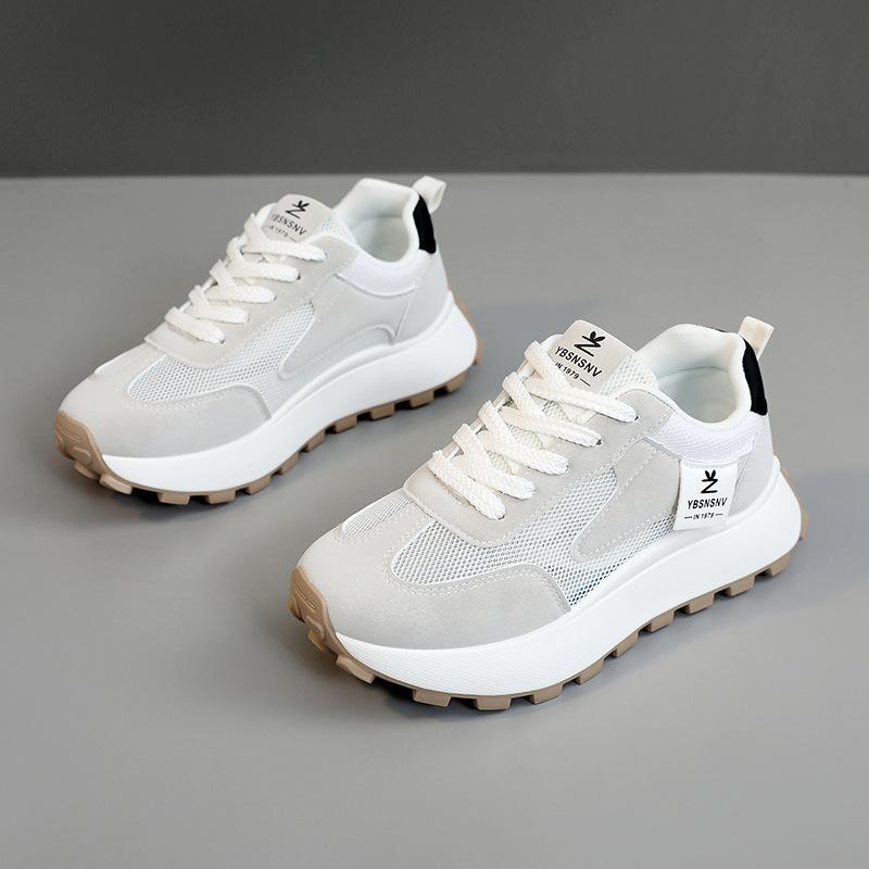 BF new shoes women's summer and autumn casual breathable thick-soled color matching travel sports versatile shoes