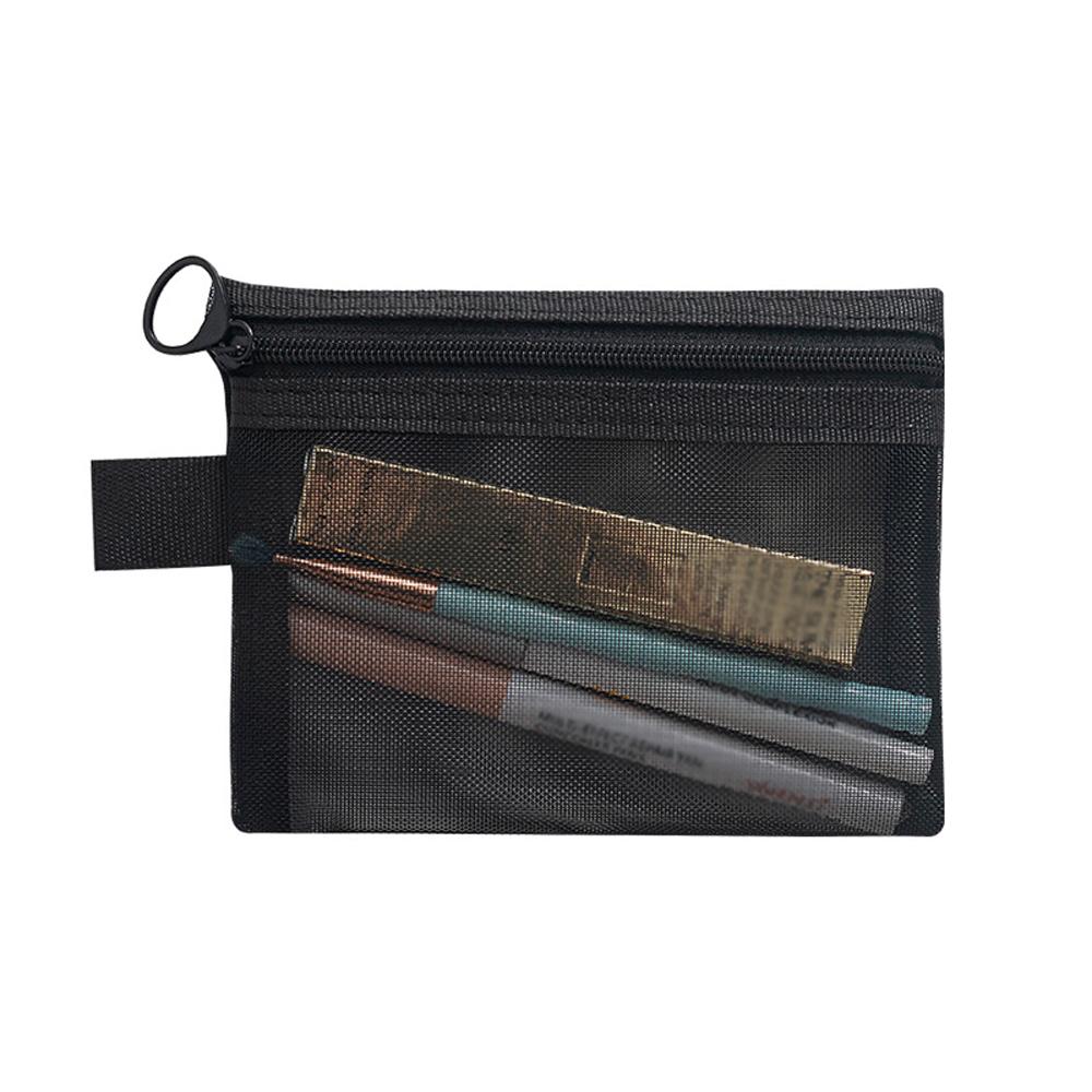 Mesh Storage Bag Fashion Toiletries Storage Bag Travel Female Portable Large Capacity Travel Cosmetics Storage Bag Accessories