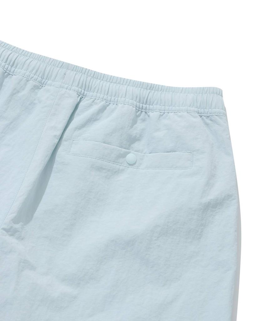 COVERNAT WOMAN Sheer Nylon Windbreaker Shorts Light Blue