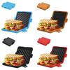 Microfiber Silicon Toast Pan For Breakfast Sandwich And Hot Dog Cooking