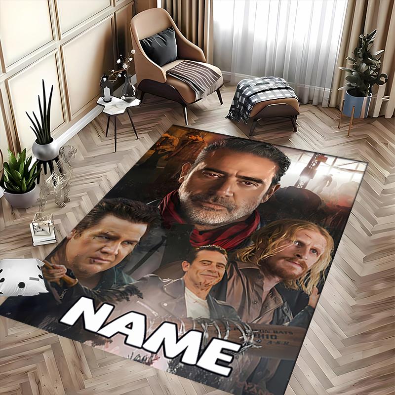 Custom Personalization The Walking Dead Area Rug - Perfect For Kitchen, Bathroom,Laundry Room Decor Large Size Available,Gift All Seasons