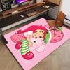 1pc Princess Strawberry (13) Design Printed Area Rug Carpet for Bedroom Living Room Home Decor Rugs Mat Non Slip Mat Rug for Bedside