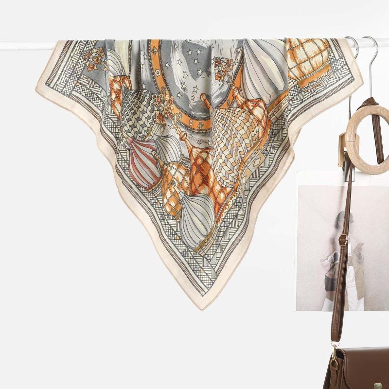 New herringbone pattern small square scarf femininity versatile decorative professional small square scarf autumn and winter warm scarf batch