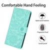 For Samsung Galaxy S25+/S24+ Case Flower Imprint Leather Flip Wallet Phone Cover with Wrist Strap